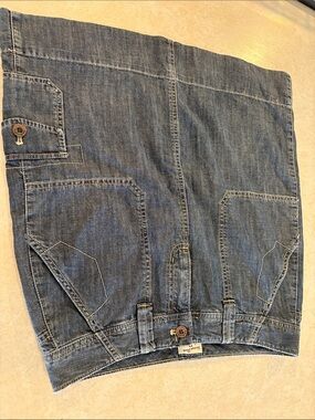 G.H. Bass & Co. Denim Blue Utility Skirt